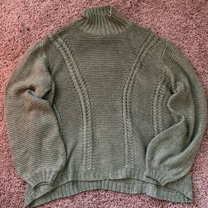 turtle neck mock neck sweater